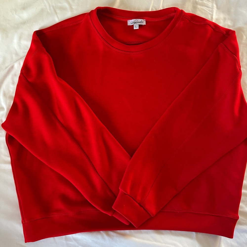 Red Crewneck Sweatshirt